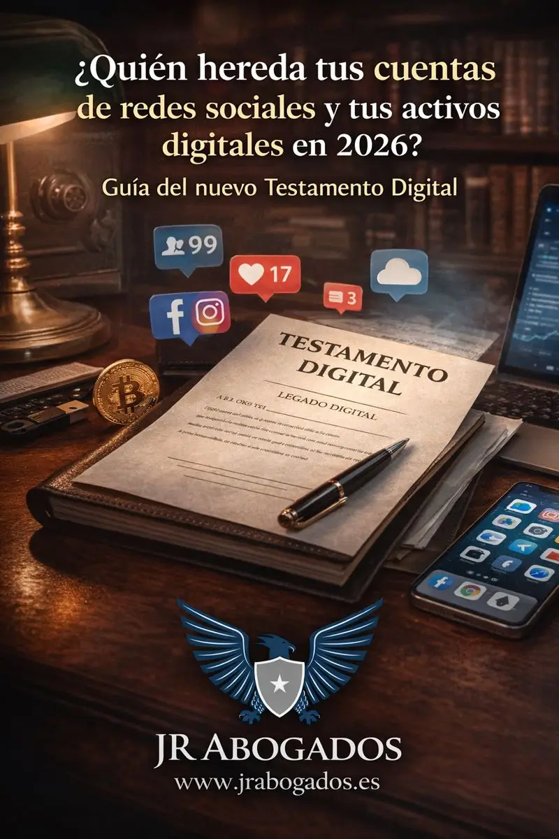 ¿Quién hereda tus cuentas de redes sociales y tus activos digitales en 2026? Guía del nuevo Testamento Digital